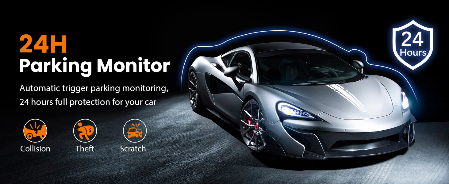 SUVCON 24-Hour Parking Monitor – Provides automatic trigger parking monitoring, offering full protection against collisions, theft, and scratches around the clock.